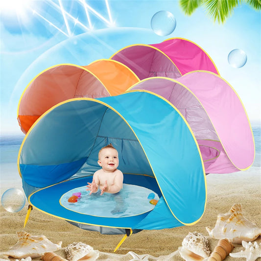 Piscina Gonfiabile per Bambini con Protezione UV – Con o Senza Tettino, 1–3 Persone