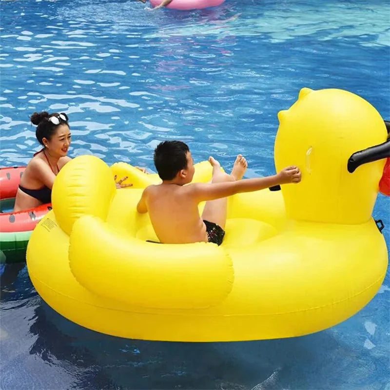 Galleggiante Gonfiabile Papero Gigante – Materasso Galleggiante per Piscina, Lago e Mare