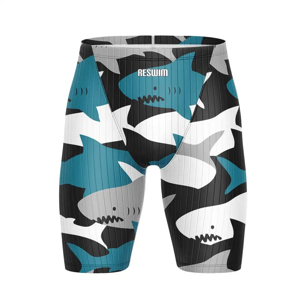Jammer da Nuoto Uomo al Ginocchio con Stampa Fumetto – Costume Attillato in Lycra ad Asciugatura Rapida per Allenamento e Gara XXS–6XL 8 Colori