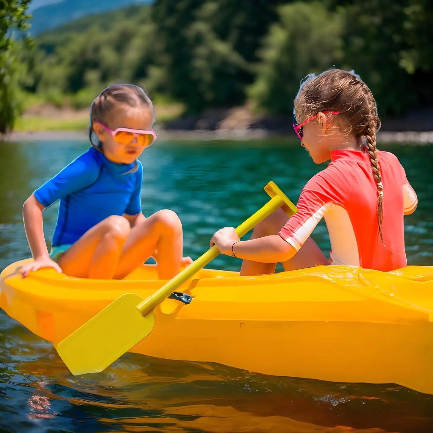 Pagaia per Kayak e Canoa per Bambini – 40 cm in PVC Leggero e Resistente