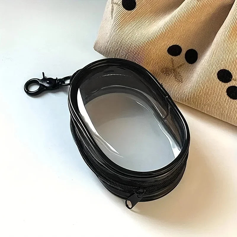 Mini Pochette Impermeabile in PVC – Porta Auricolari, Monete e Accessori da Spiaggia, 10,5×7×4 cm, 2 Colori