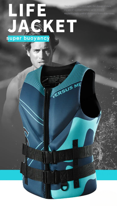 Giubbotto di Salvataggio in Neoprene per Adulti – Unisex, Super Galleggiabilità, Kayak Surf Rafting