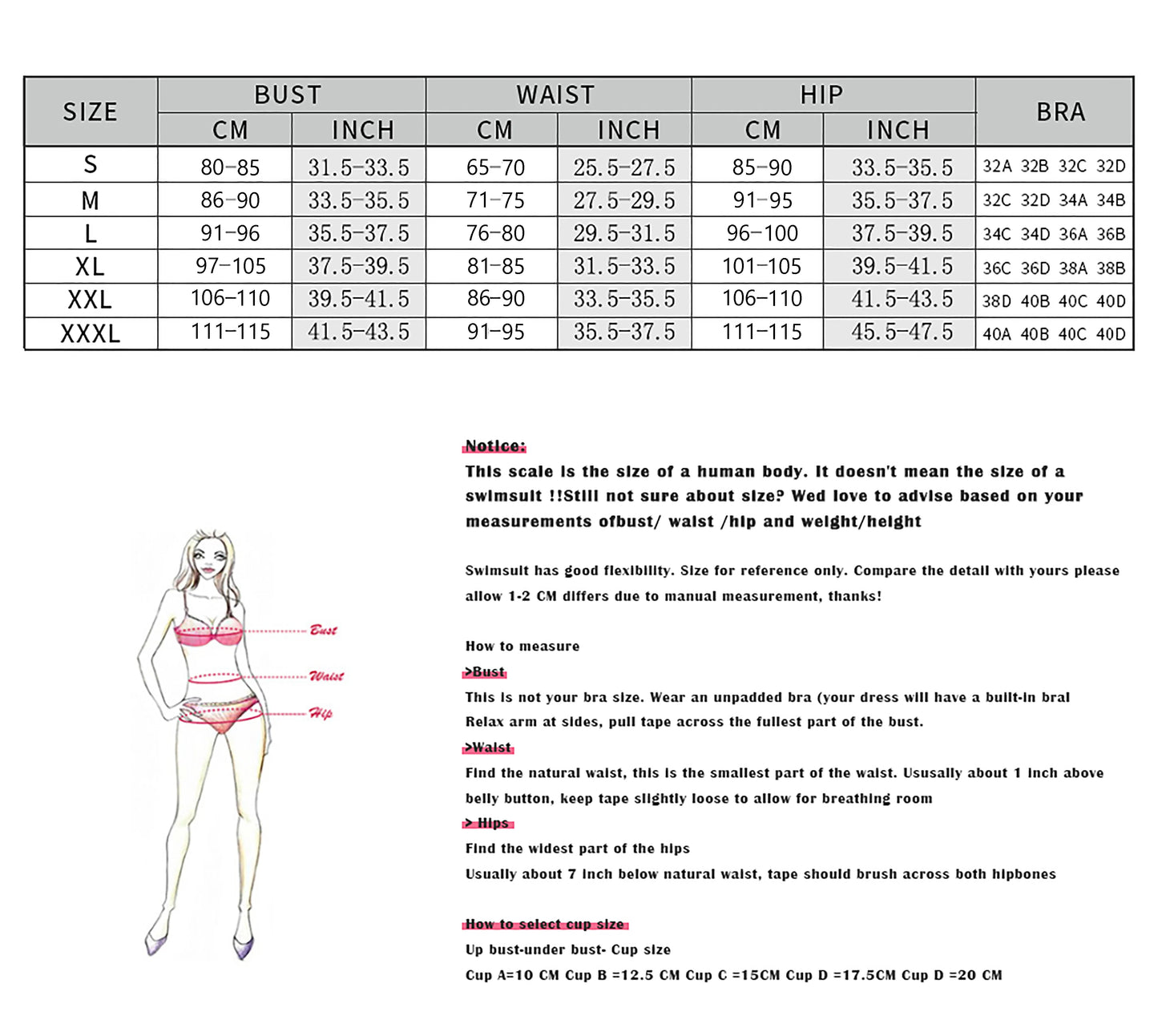 Costume Intero Donna Sgambato con Cerniera Frontale – Multicolore