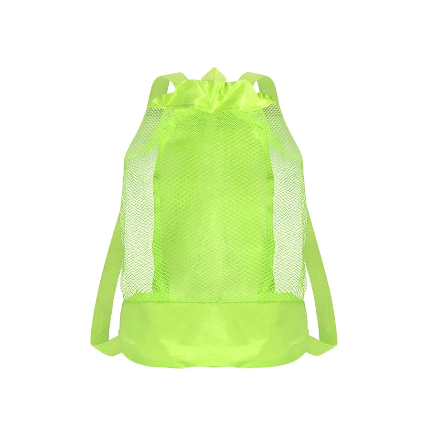 Borsa da Spiaggia in Rete con Coulisse per Bambini – Anti-Sabbia, Spalline Regolabili, 23×50 cm, 5 Colori