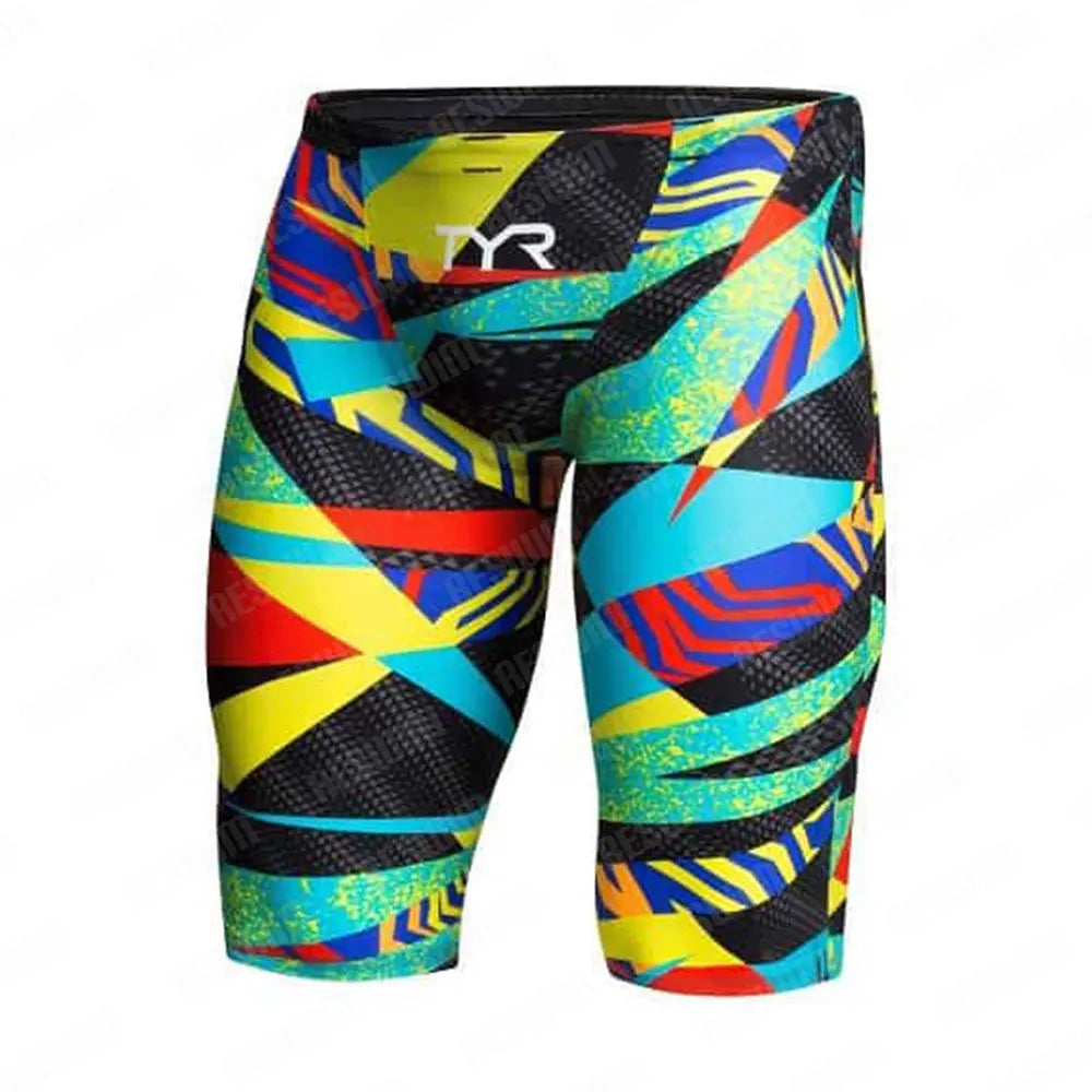Costume Jammer da Uomo – Pantaloncini da Nuoto Aderenti in Lycra/Spandex, Resistenti al Cloro, XXS–5XL,21 Colori