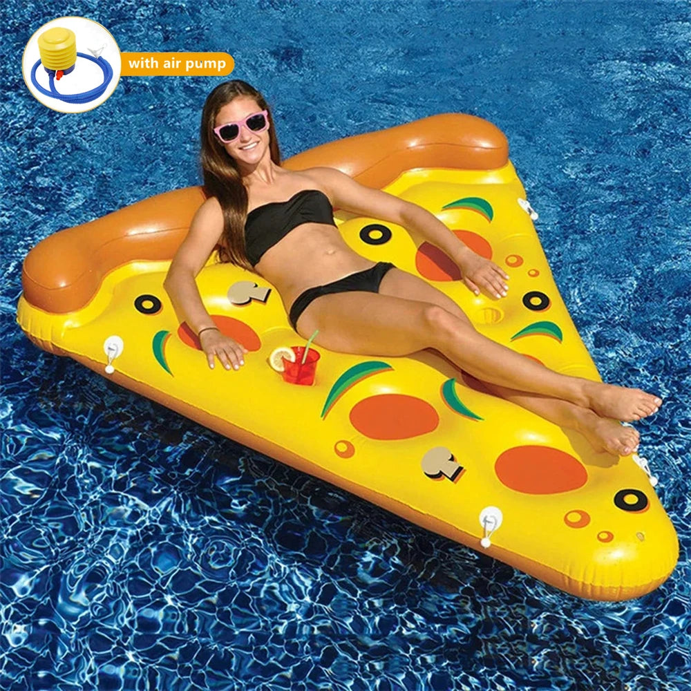 Materassino Fetta di Pizza Gigante Gonfiabile Galleggiante