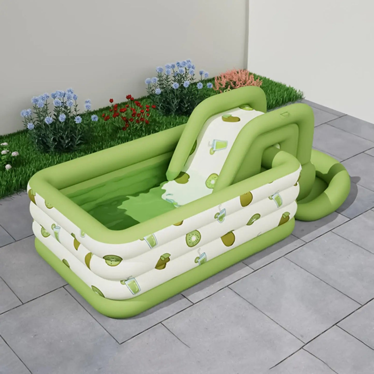 Scivolo Gonfiabile per Piscina – PVC Ispessito con Sistema Antiscivolo – Per Bambini e Adulti