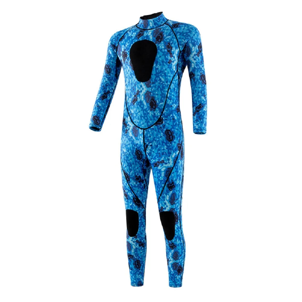 Muta da uomo 3 mm in Neoprene Mimetica per Immersioni, Surf, Snorkeling e Kayak