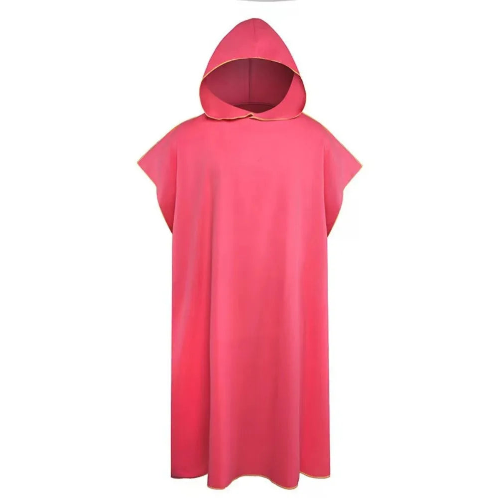 Poncho Asciugamano in Microfibra con Cappuccio – Asciugatura Rapida, Antivento,5 Colori