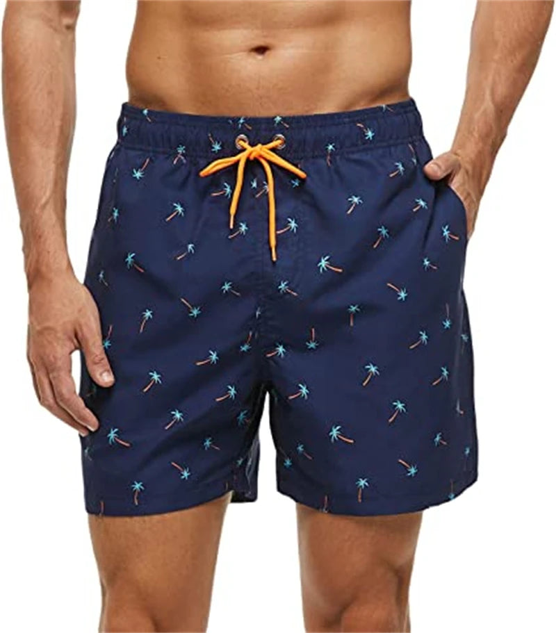 Pantaloncini da Bagno Uomo Fantasia – Costume Mare con Fodera in Rete e Tasche