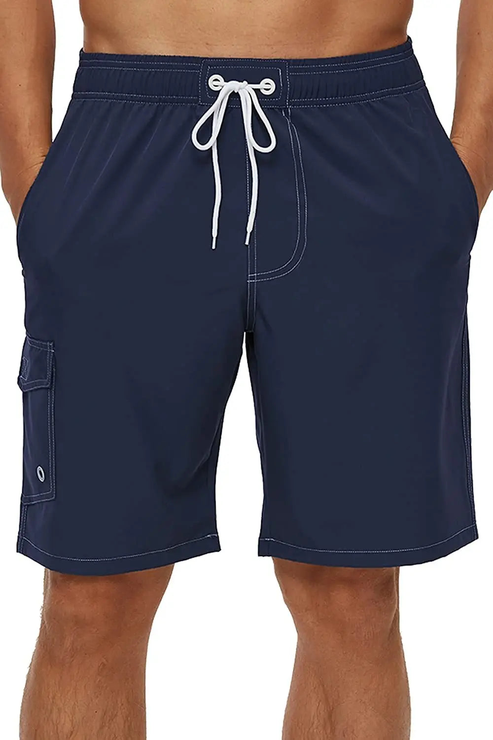 Pantaloncini da Bagno Uomo Tinta Unita – Costume Mare Foderato in Rete