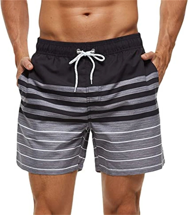 Pantaloncini da Bagno Uomo Fantasia – Costume Mare con Fodera in Rete e Tasche