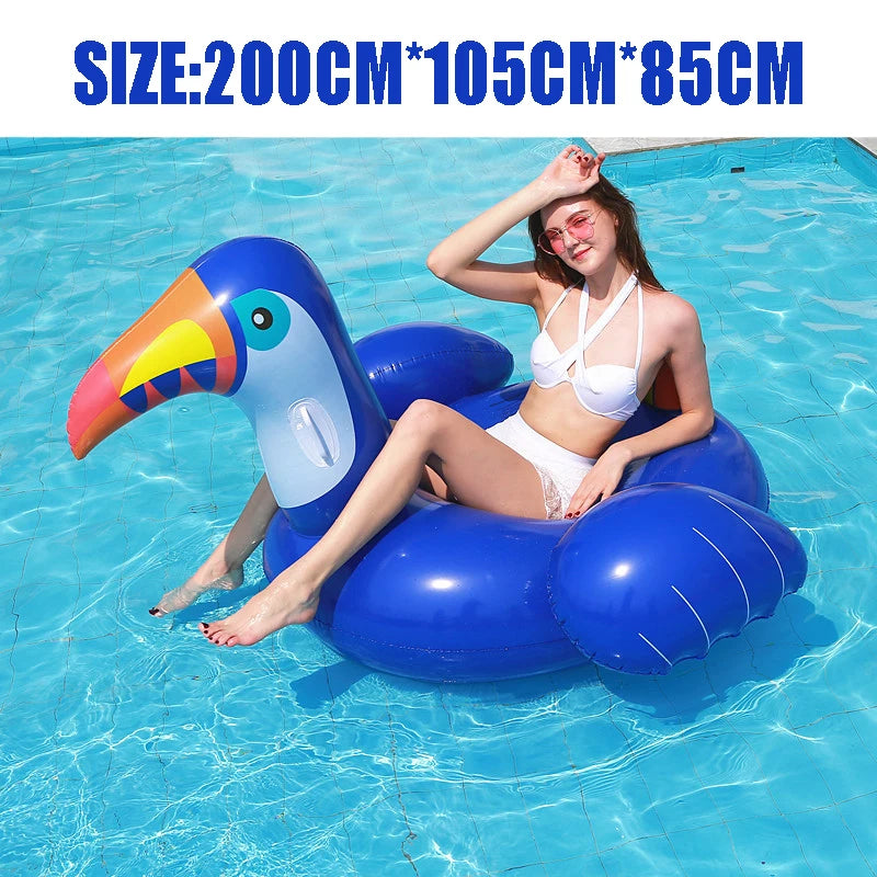 Galleggiante Gonfiabile Fantasia per Piscina – Unicorno, Fenicottero, Cigno e Altri Designs