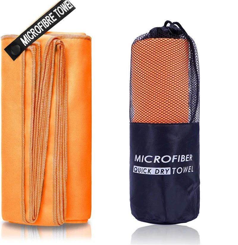 Asciugamano Sportivo in Microfibra ad Asciugatura Rapida – 20 Colori 4 Misure da 40×80 a 80×160 cm