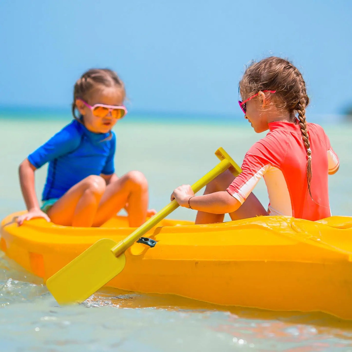 Pagaia per Kayak e Canoa per Bambini – 40 cm in PVC Leggero e Resistente
