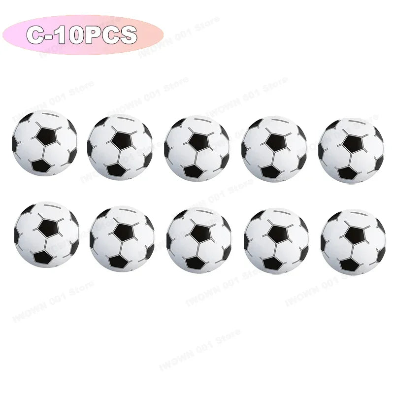 Palloni Gonfiabili da Spiaggia con Grafica Sportiva – Baseball, Pallavolo, Calcio, Basket, Rugby – 30 cm