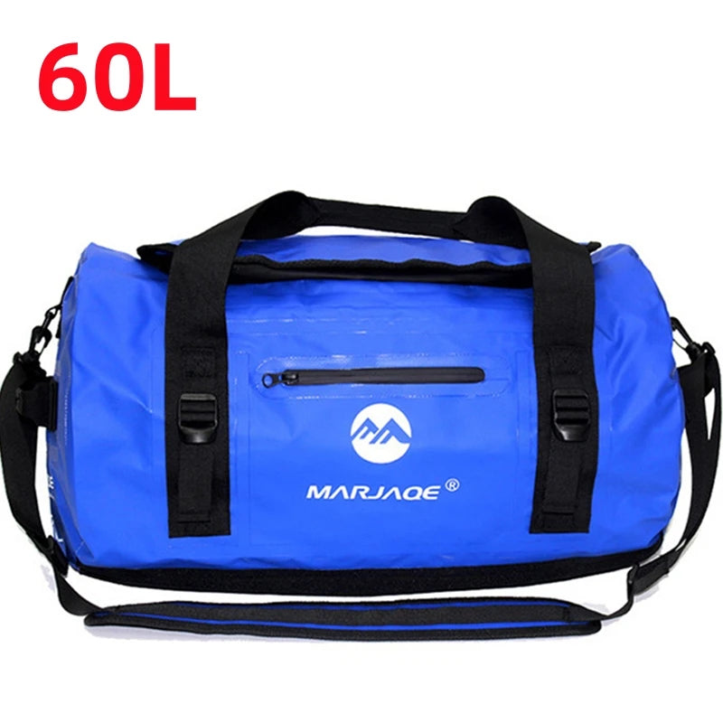 Borsa Impermeabile da Kayak e Rafting in PVC 500D – Dry Bag Antipolvere per Mare, Spiaggia e Sport Acquatici, 3 Capacità, 4 Colori