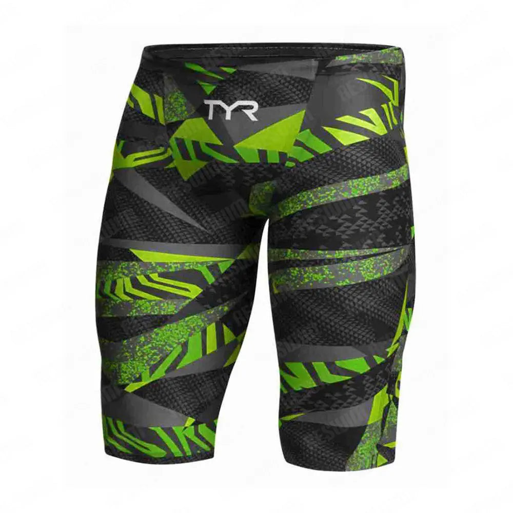 Costume Jammer da Uomo – Pantaloncini da Nuoto Aderenti in Lycra/Spandex, Resistenti al Cloro, XXS–5XL,21 Colori