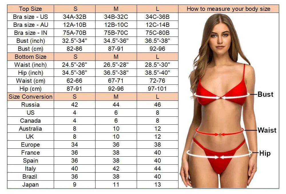 Bikini Donna Due Pezzi Halter con Laccetti e Charm Marini