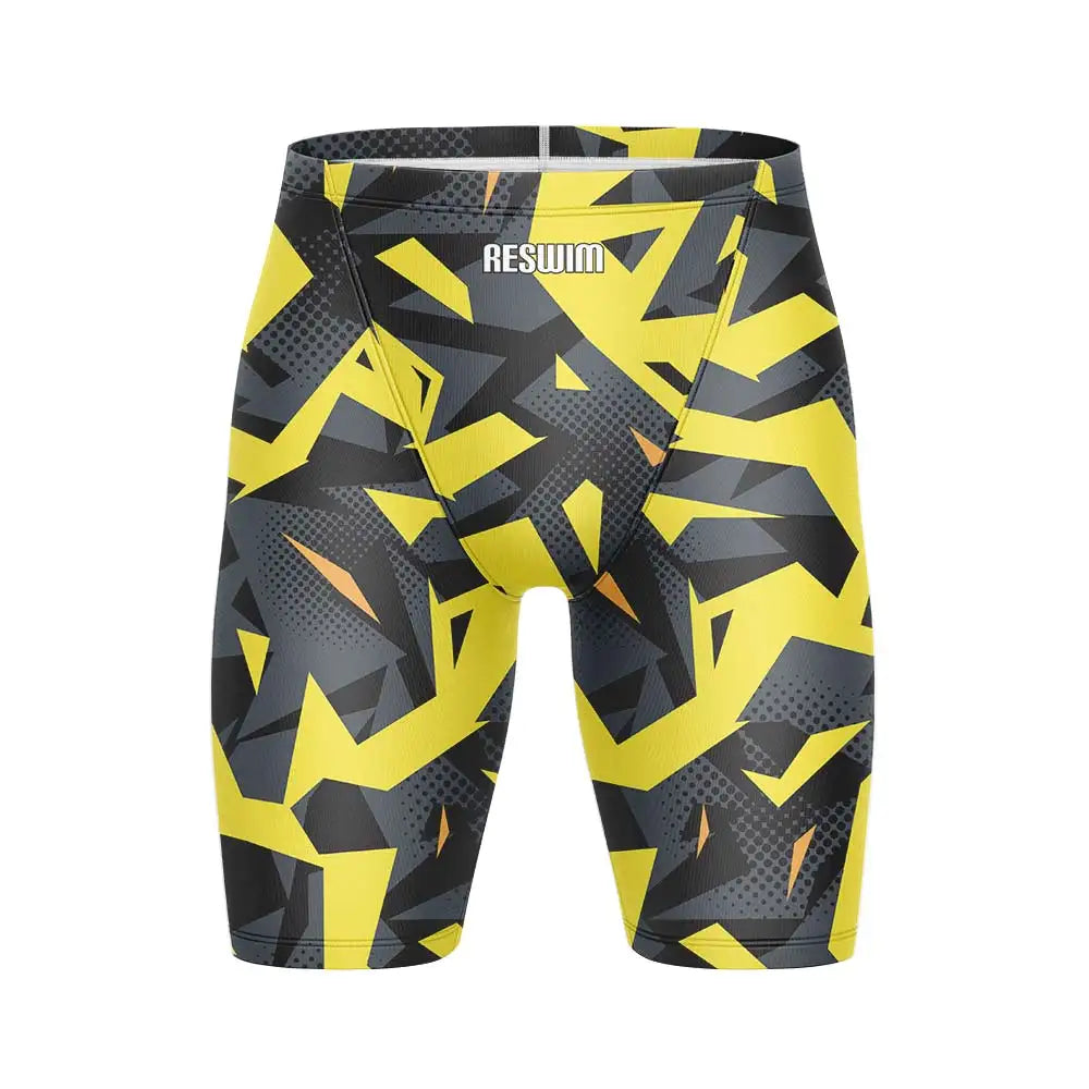Jammer da Nuoto Uomo al Ginocchio con Stampa Fumetto – Costume Attillato in Lycra ad Asciugatura Rapida per Allenamento e Gara XXS–6XL 8 Colori