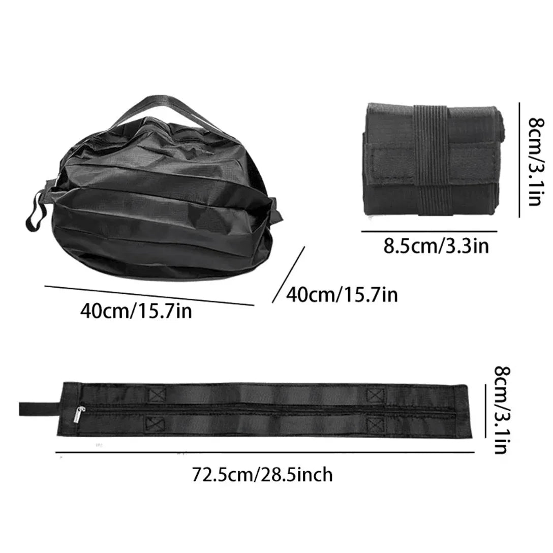 Borsa da Mare Pieghevole Impermeabile – Si Arrotola su Se Stessa, Grande Capacità 40×40 cm 7 Fantasie
