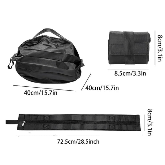 Borsa da Mare Pieghevole Impermeabile – Si Arrotola su Se Stessa, Grande Capacità 40×40 cm 7 Fantasie