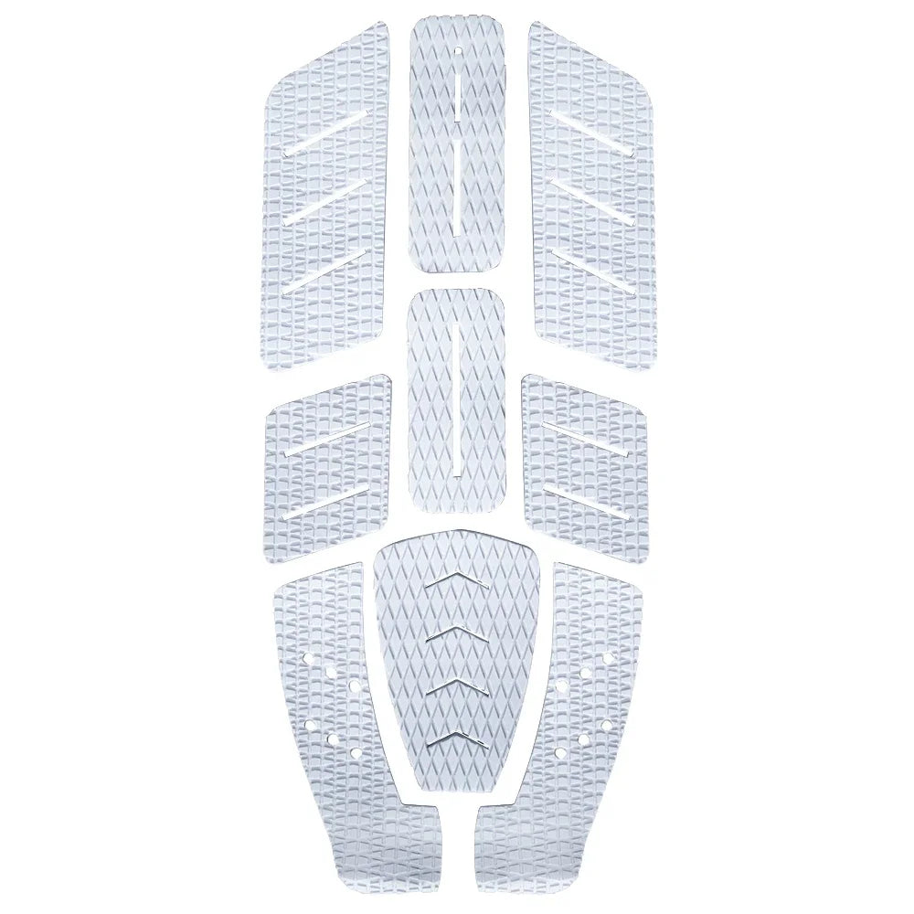 Traction Pad EVA per Tavola da Surf – Set 9 Pezzi, Colla 3M, Antiscivolo, 5 Colori