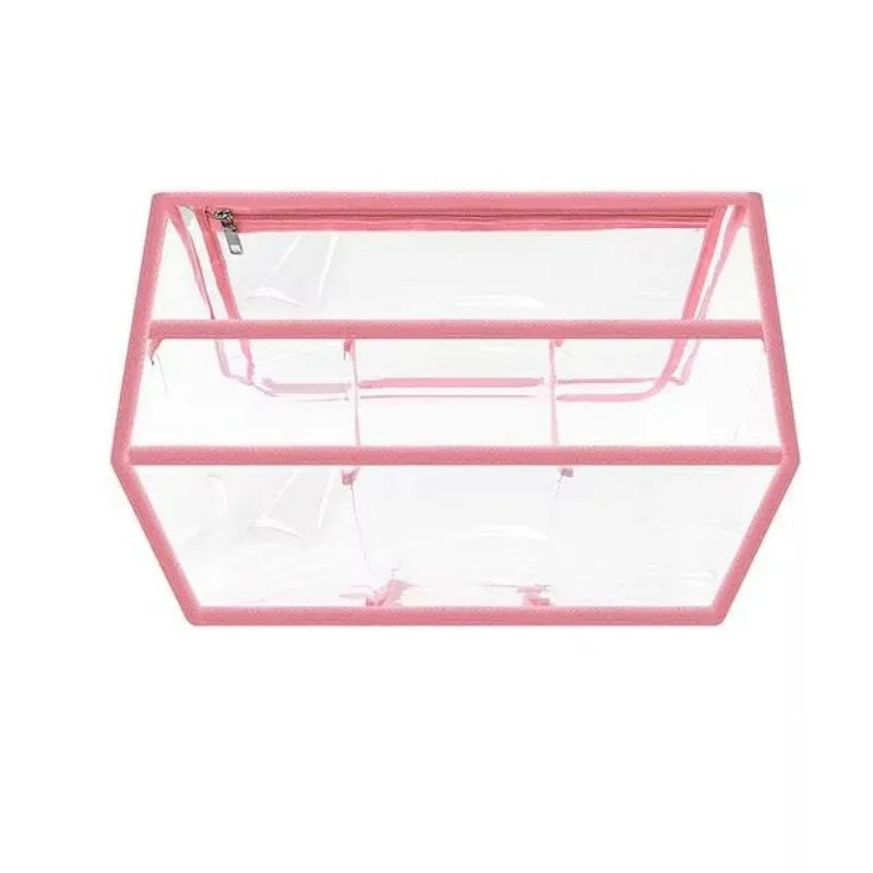 Organizzatore Trasparente in PVC per Borsa da Spiaggia – Inserto Impermeabile Pieghevole, 23×17,5 cm, 3 Colori