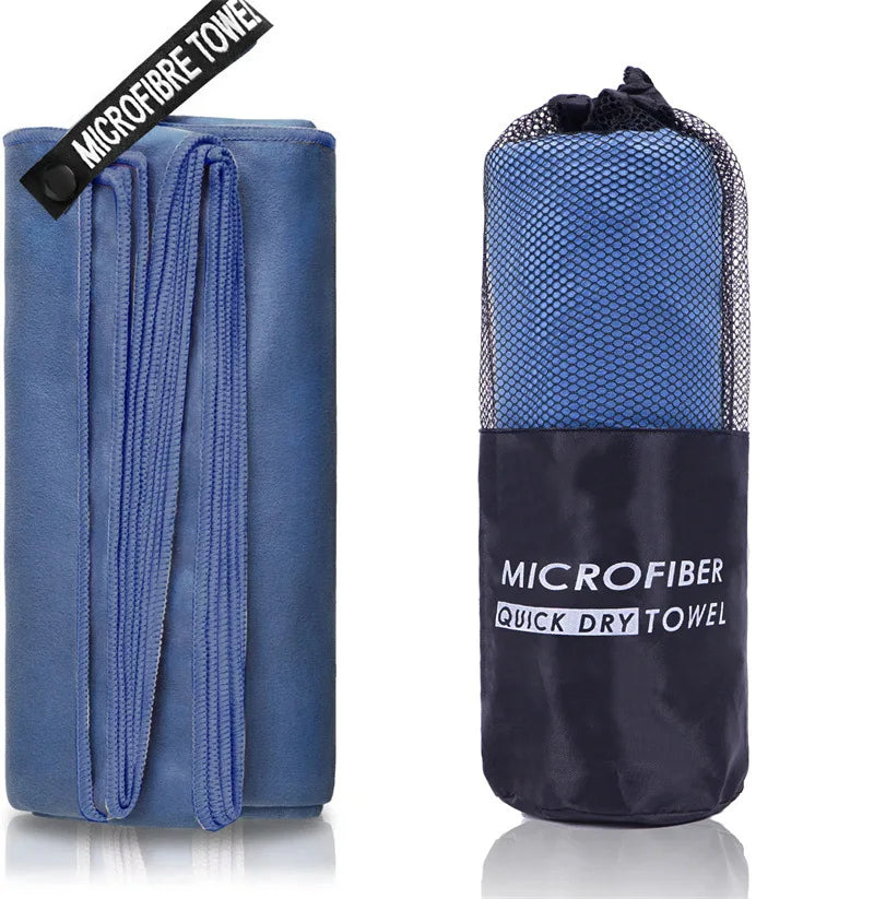 Asciugamano Sportivo in Microfibra ad Asciugatura Rapida – 20 Colori 4 Misure da 40×80 a 80×160 cm