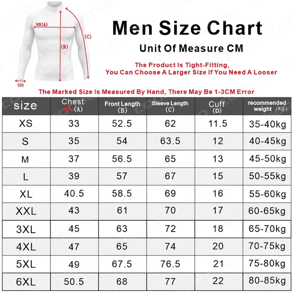 Rashguard Uomo Multicolore a Maniche Lunghe Protezione UV per Surf, Snorkeling e Nuoto
