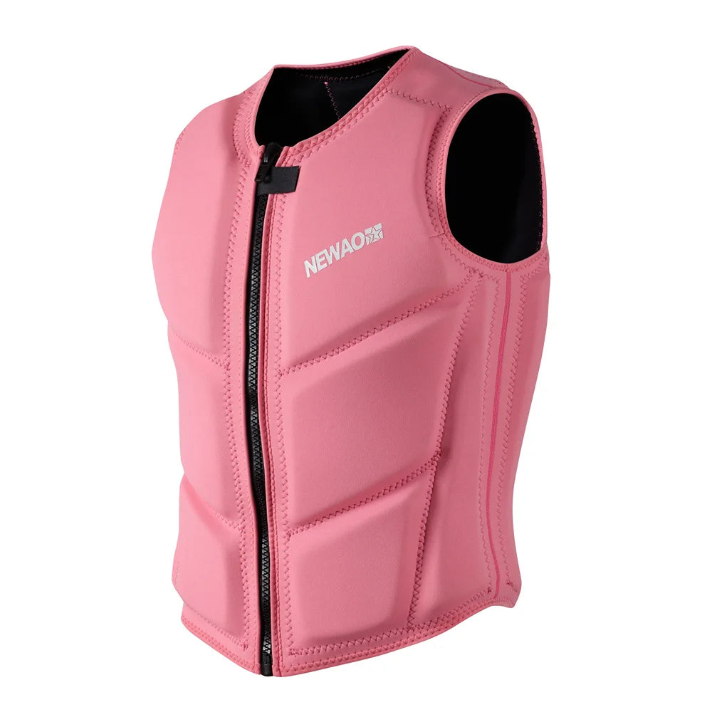 Giubbotto di Salvataggio Impact Vest in Neoprene per Wakesurf – Approvato CE, Unisex, S-3XL