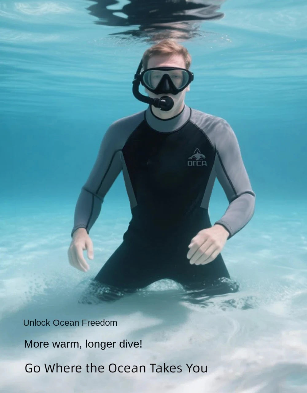 Muta Uomo 3mm Neoprene Monopezzo Cerniera Posteriore per Immersioni Snorkeling Surf M-4XL
