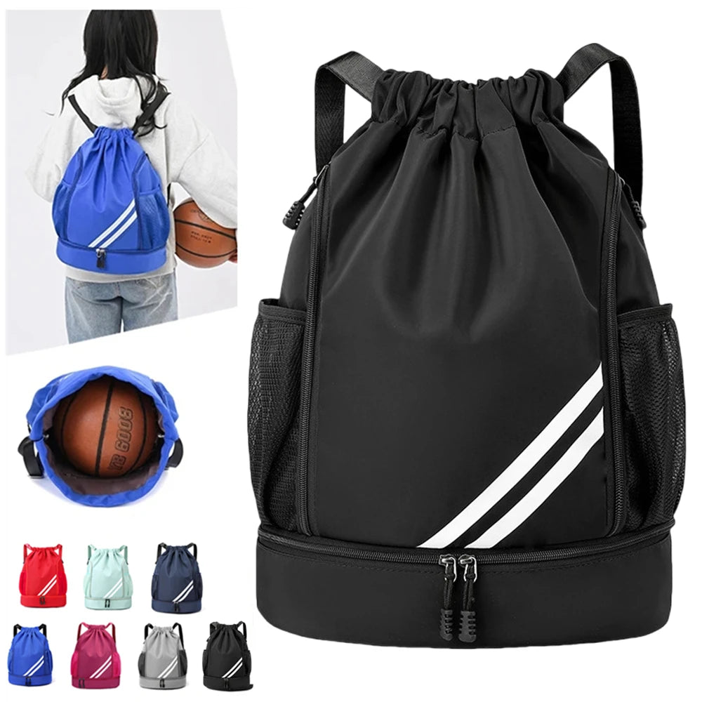 Zaino Sportivo Impermeabile in Nylon – Fitness, Nuoto, Basket, Escursionismo – 12 Colori, Capacità <20L