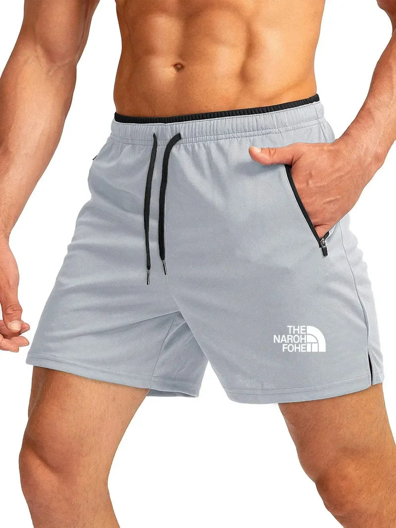 Bermuda da Spiaggia Uomo Tinta Unita con Dettaglio Sportivo – Pantaloncini ad Asciugatura Rapida, S–4XL,9 Colori