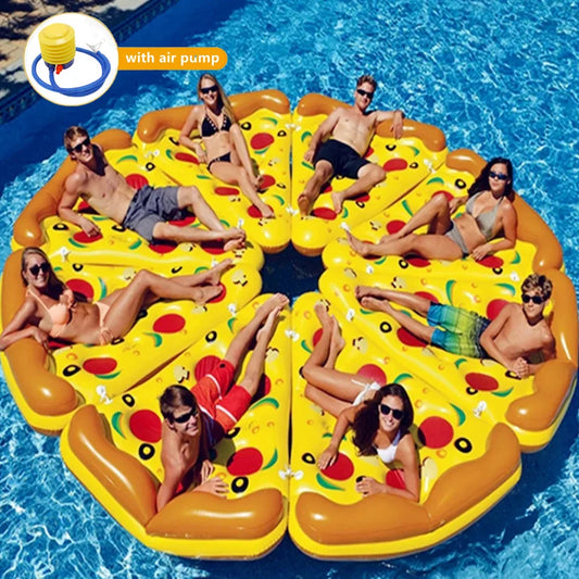 Materassino Fetta di Pizza Gigante Gonfiabile Galleggiante