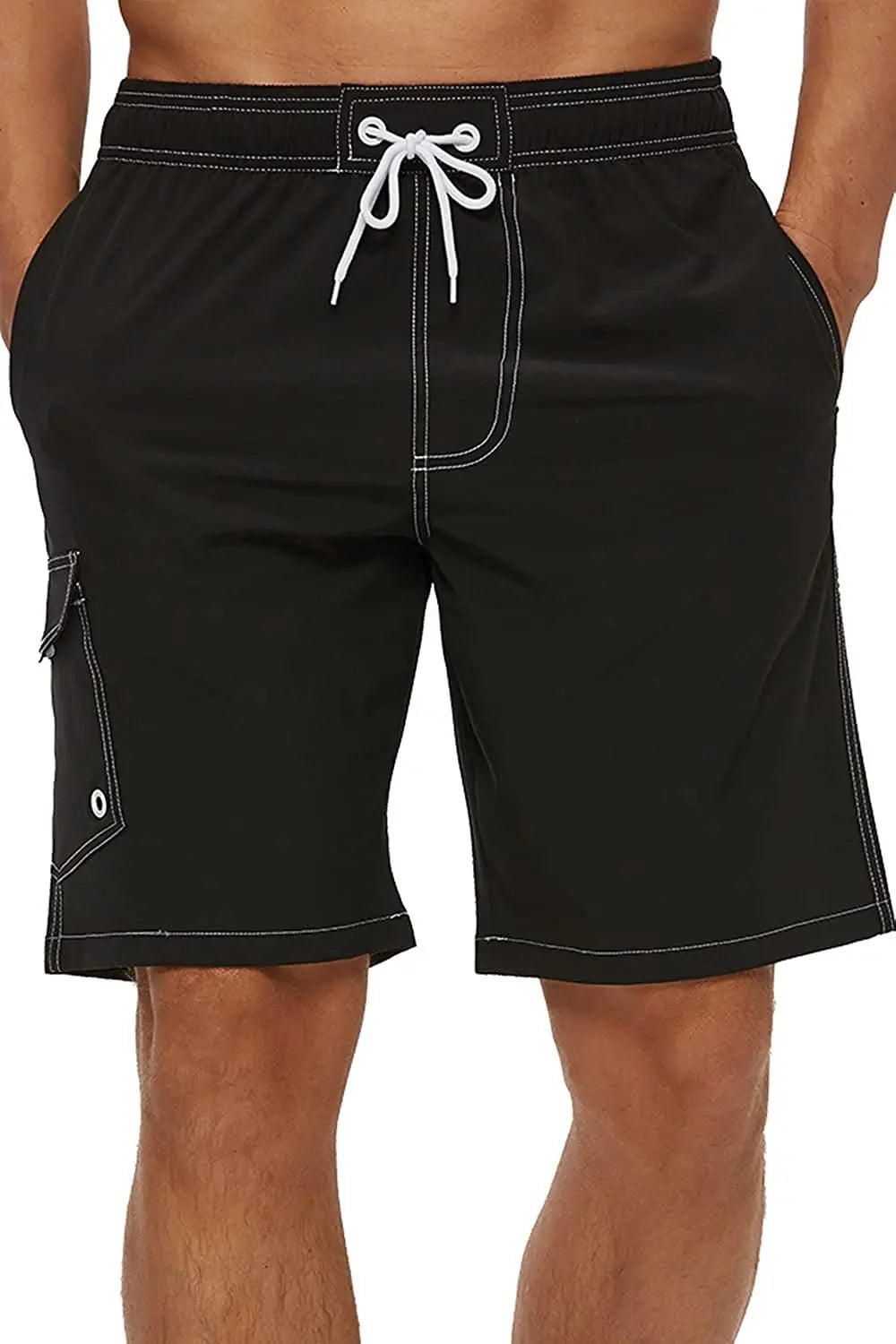 Pantaloncini da Bagno Uomo Tinta Unita – Costume Mare Foderato in Rete