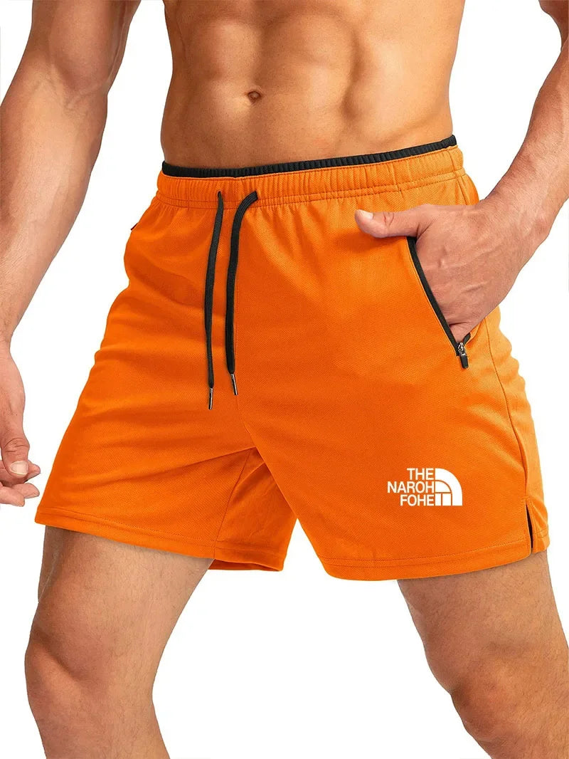 Bermuda da Spiaggia Uomo Tinta Unita con Dettaglio Sportivo – Pantaloncini ad Asciugatura Rapida, S–4XL,9 Colori