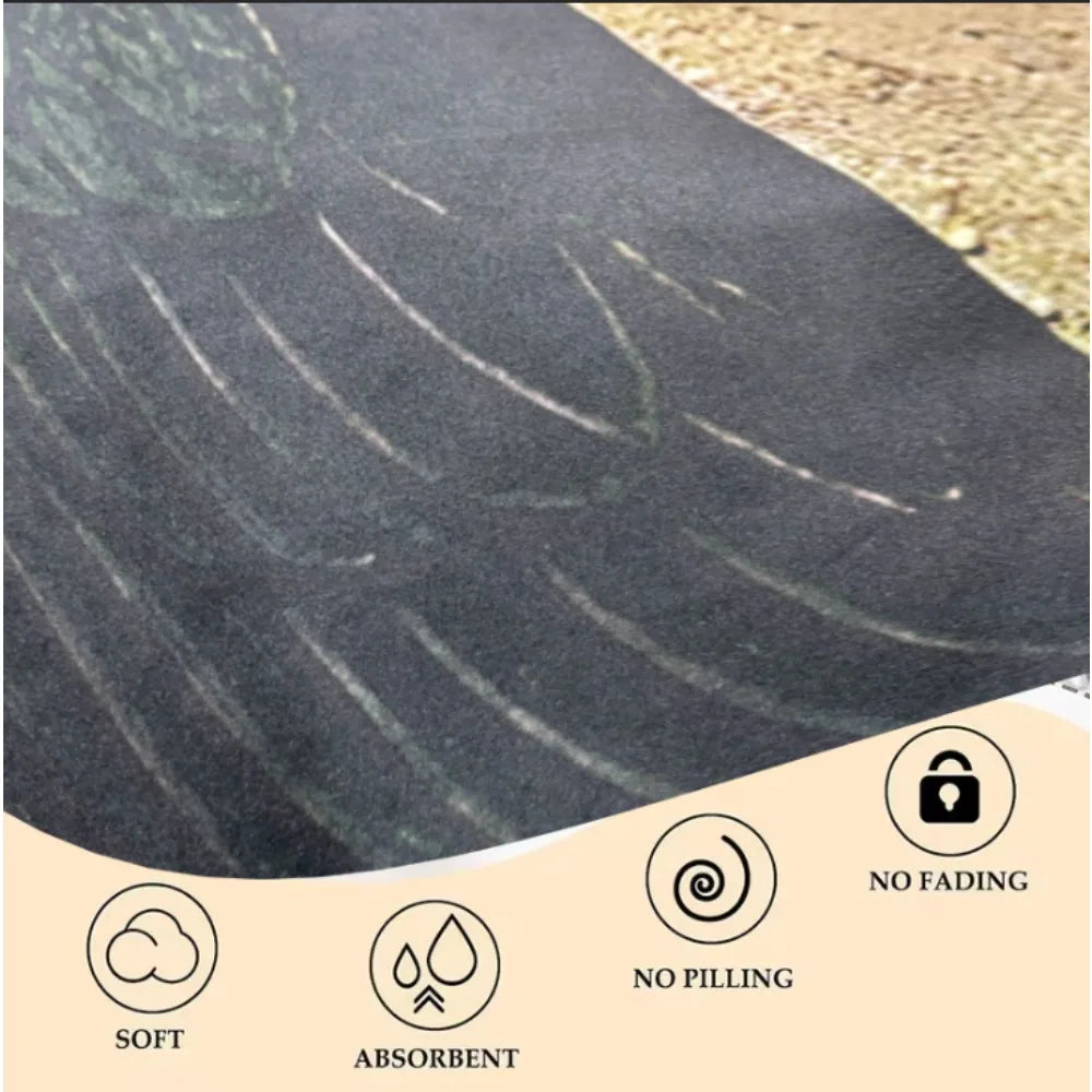 Telo Mare in Microfibra con Stampa – Tartaruga, Squalo, Boho, Staccionata – 4 Fantasie, 3 Misure da 50×100 a 90×180 cm