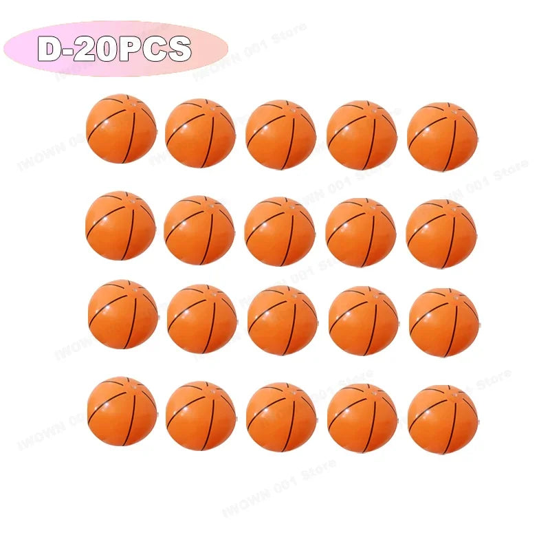 Palloni Gonfiabili da Spiaggia con Grafica Sportiva – Baseball, Pallavolo, Calcio, Basket, Rugby – 30 cm