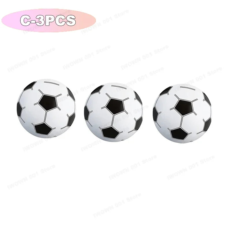 Palloni Gonfiabili da Spiaggia con Grafica Sportiva – Baseball, Pallavolo, Calcio, Basket, Rugby – 30 cm