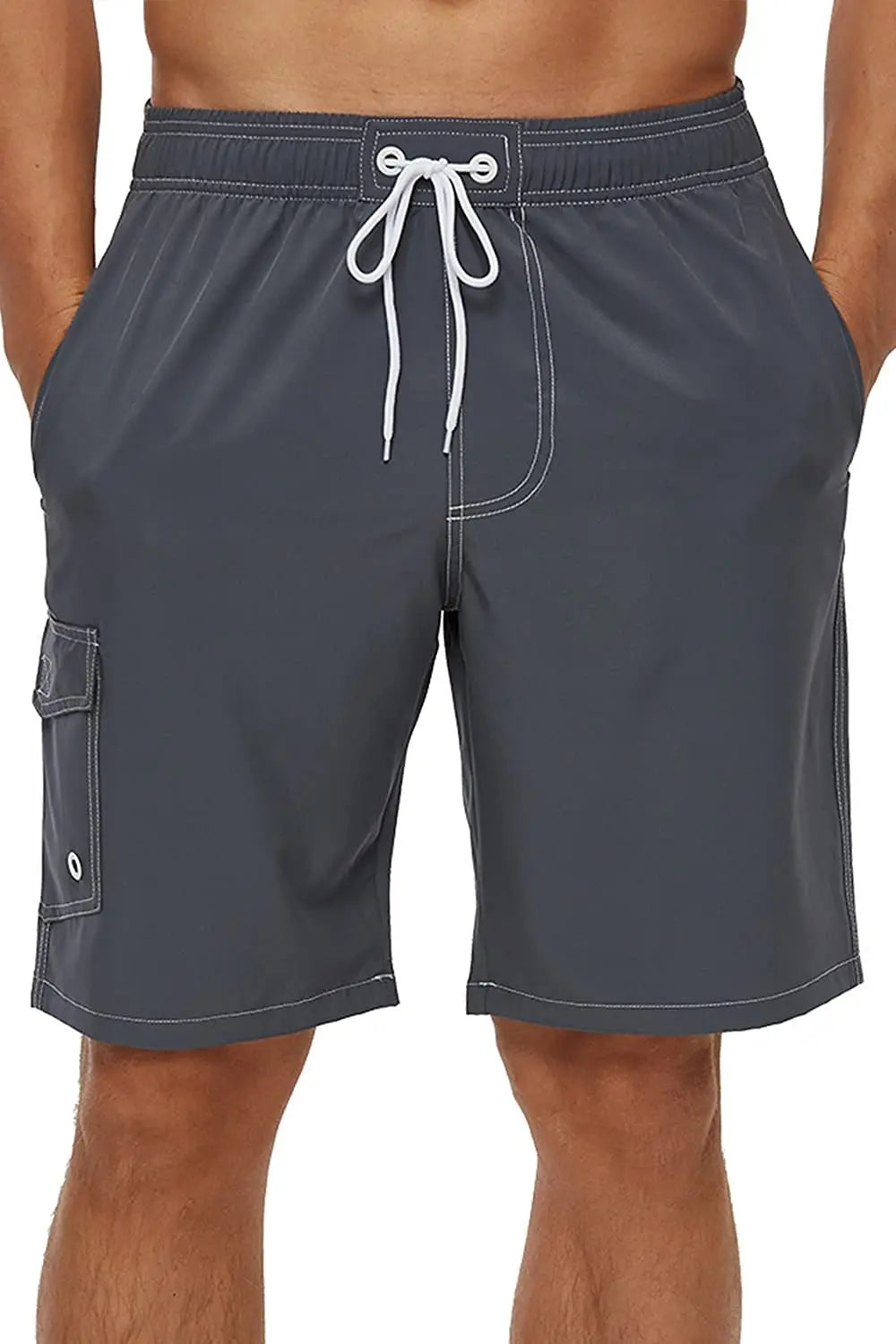 Pantaloncini da Bagno Uomo Tinta Unita – Costume Mare Foderato in Rete
