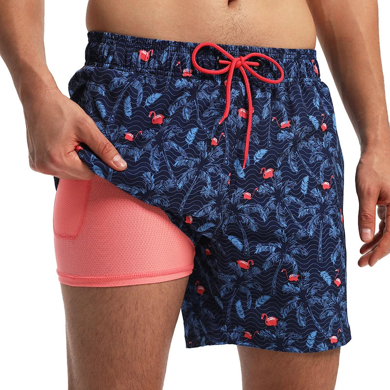 Bermuda da Bagno Uomo ad Asciugatura Rapida con 4 Tasche
