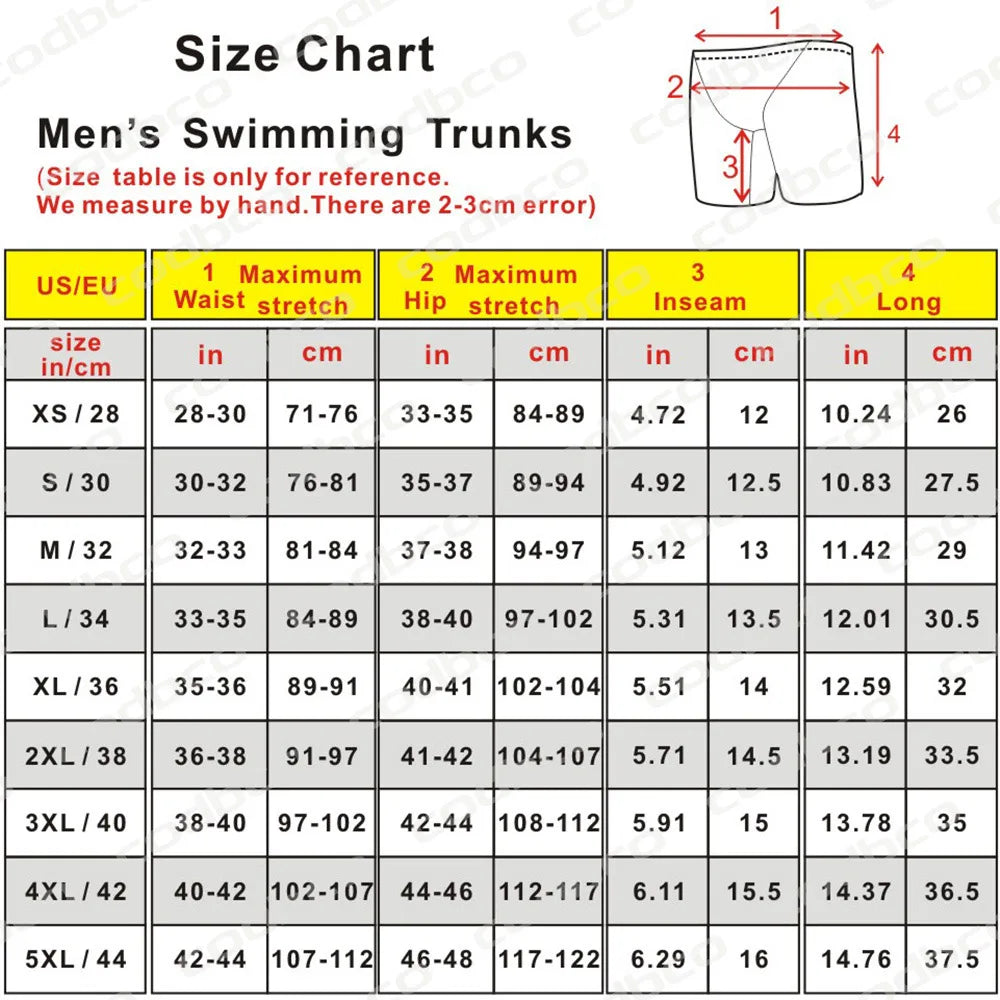 Jammer da Nuoto Uomo con Stampa Fumetto – Costume Attillato in Lycra ad Asciugatura Rapida per Allenamento e Gara XS–6XL 21 Colori