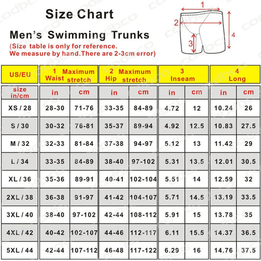 Jammer da Nuoto Uomo con Stampa Fumetto – Costume Attillato in Lycra ad Asciugatura Rapida per Allenamento e Gara XS–6XL 21 Colori