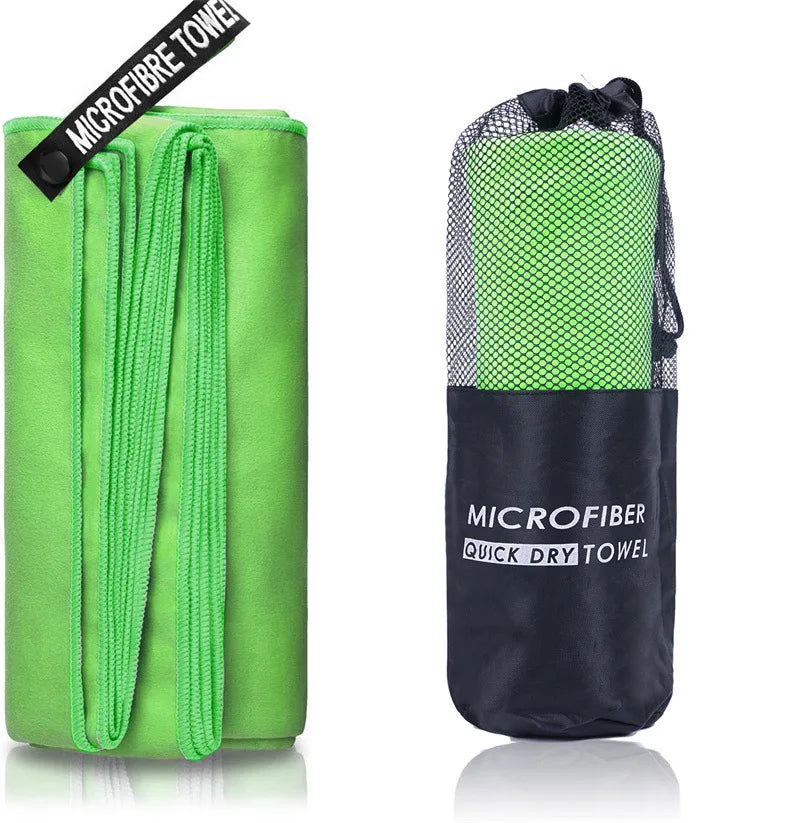 Asciugamano Sportivo in Microfibra ad Asciugatura Rapida – 20 Colori 4 Misure da 40×80 a 80×160 cm