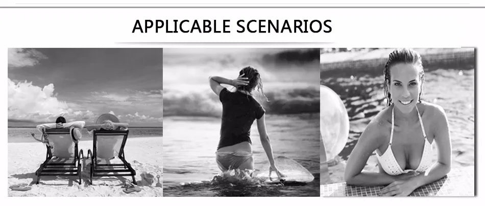 Bikini Brasiliano Push Up con Dettagli a Stella in Metallo
