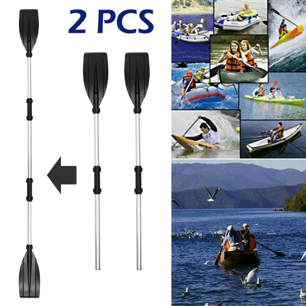 Pagaie per Kayak in Alluminio – Kit 4 Sezioni, 2 Remi o 1 Pagaia Doppia
