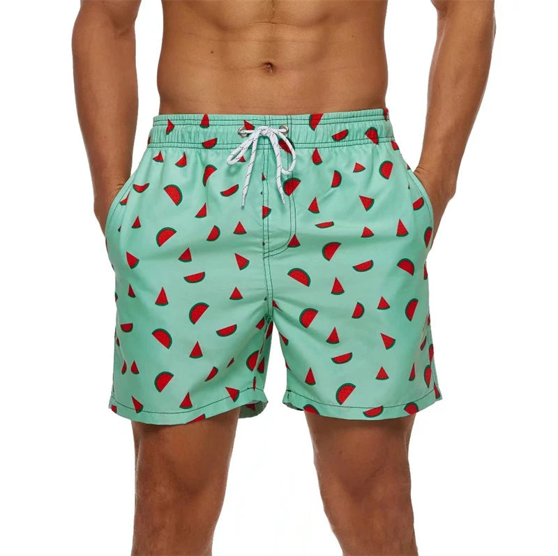 Pantaloncini da Bagno Uomo Fantasia – Costume Mare con Fodera in Rete e Tasche