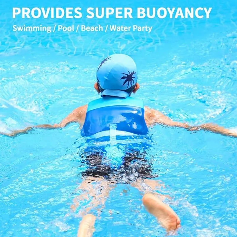 Giubbotto Salvagente per Bambini in Neoprene GOGOKIDS – con Fischietto e Cinghia Regolabile, S/M/L