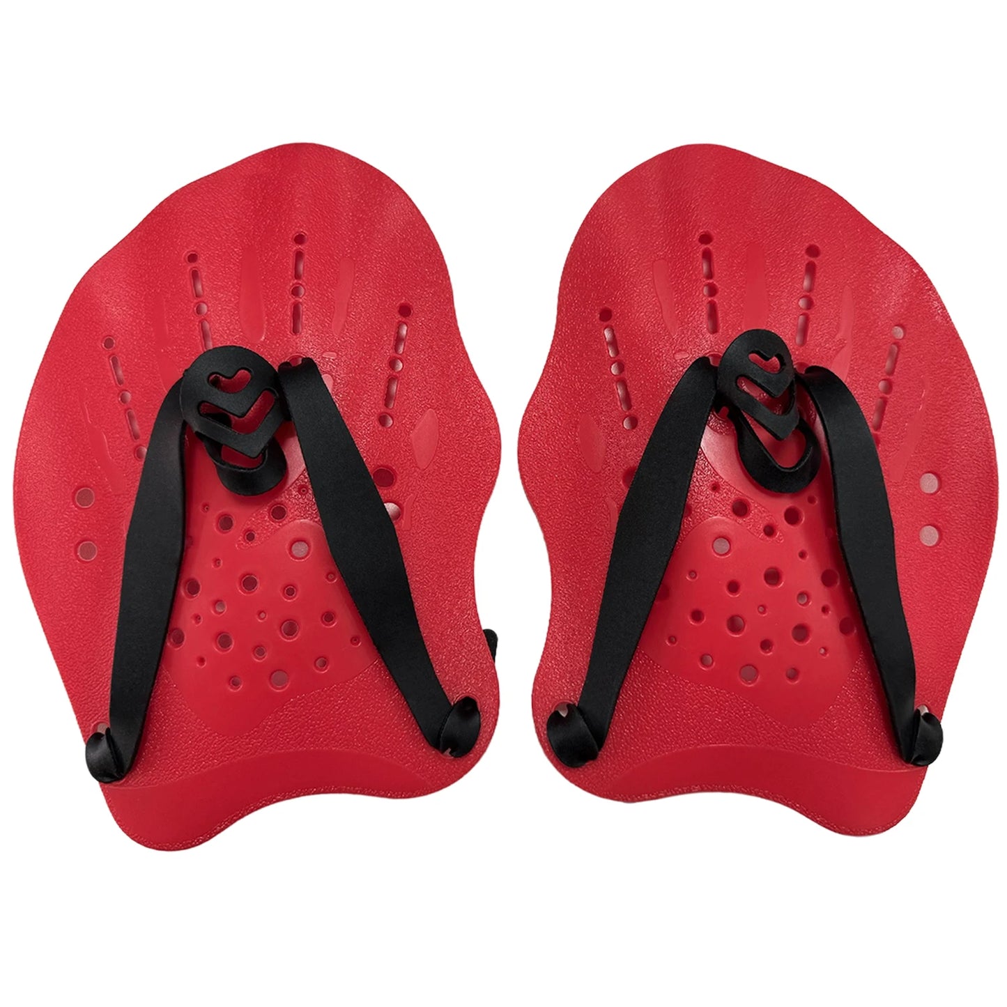 Pinne da Mano per Nuoto – Silicone con Cinghie Regolabili, 8 Colori